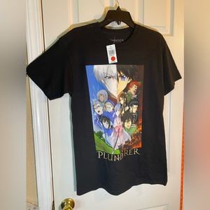 Plunderer Sz M T-Shirt Black Graphic Tee Funimation Anime NWT $24.99